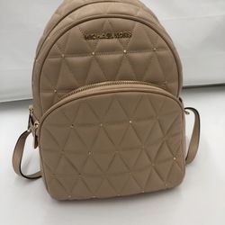 Michael Kors Studded Leather Backpack New
