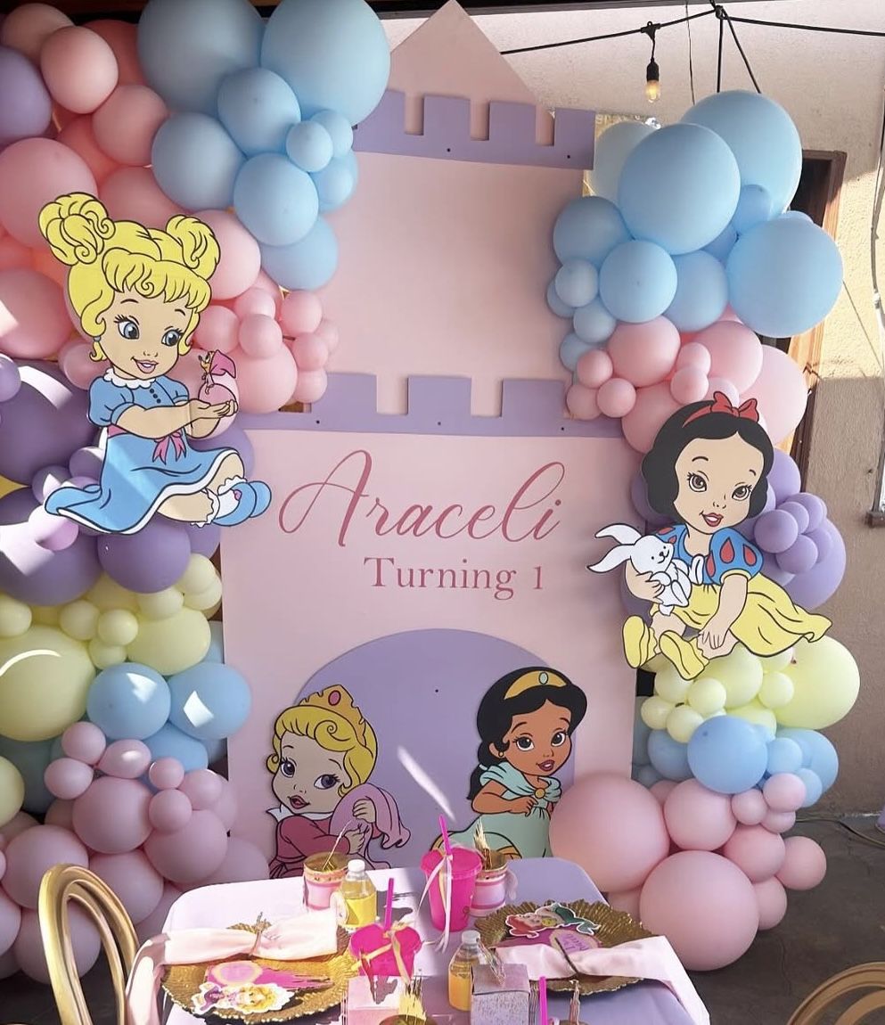 Baby Princess Props And Castle Backdrop For Sale