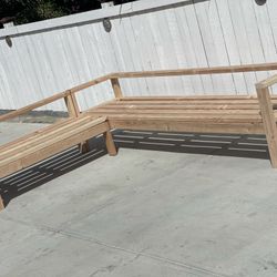 L-Shape Patio Sectional- Indoor/outdoor Bench