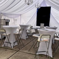 Table and chairs book your next event