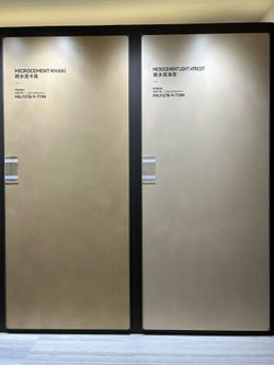 Micro cement khaki slab super size 1200x2780