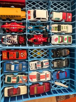 Vintage Hot Wheels & Matchbox Toy Car and Case