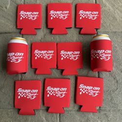 Snap On Tools Racing  Foam Can Koozie Flat Coozie Neoprene Collapsible Snap-on  Ad is priced per piece.   DISCOUNT available for multiple pieces purch