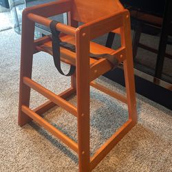 Solid Wood Hi- Chair
