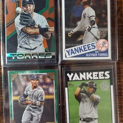 GLEYBER TORRES BASEBALL CARD COLLECTION!!