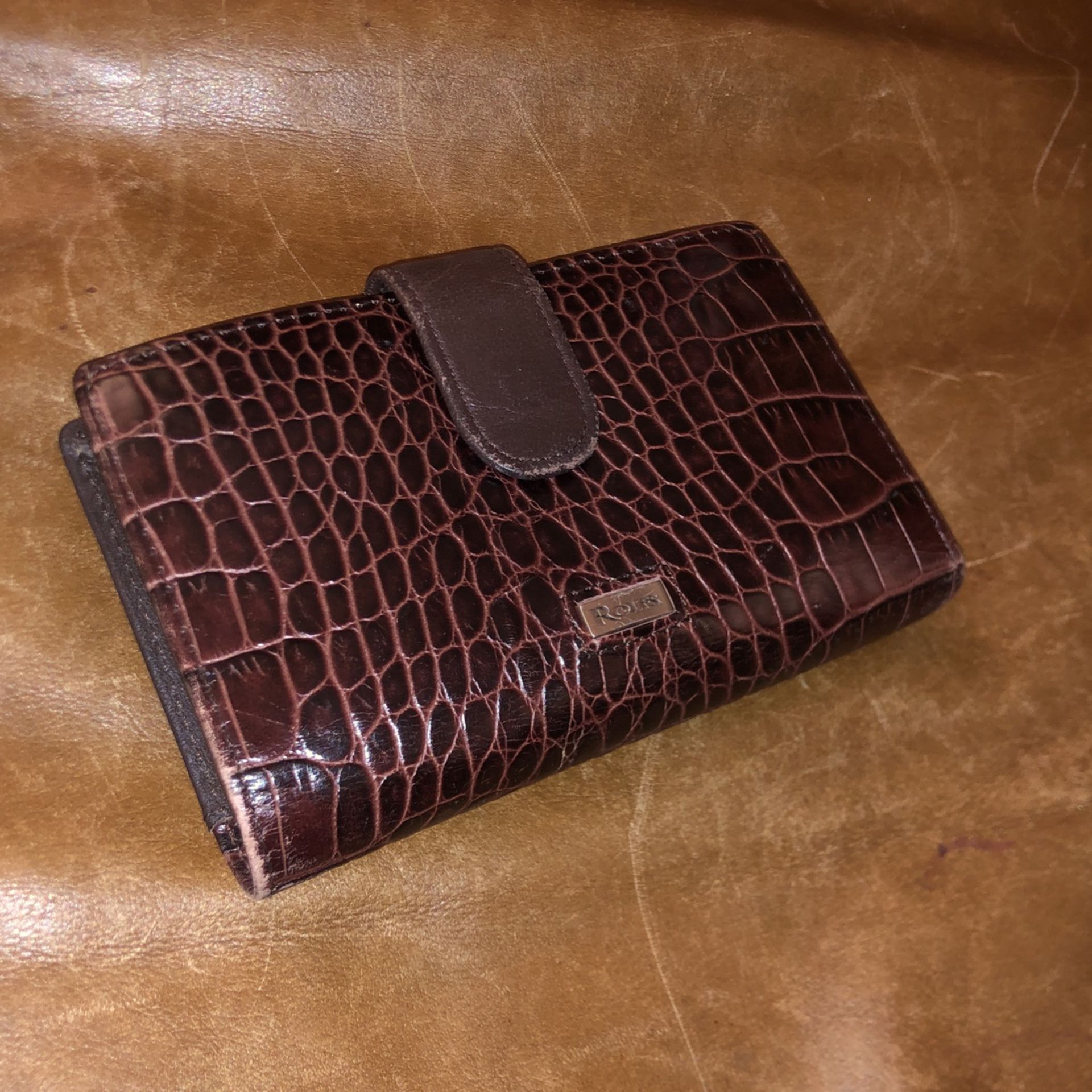 Rolf’s Genuine, leather ladies, brown wallet