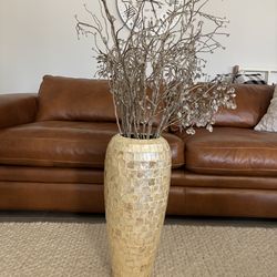 Abalone Vase and Stem Decoration