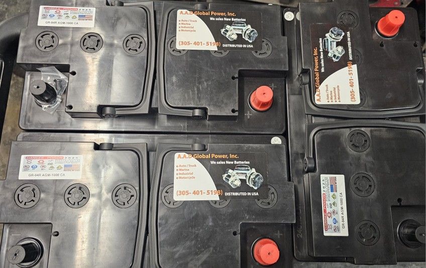 New battery from the group-94R, AGM with 1 year warranty 