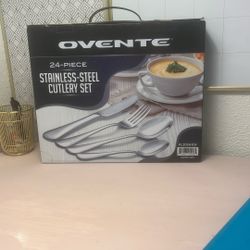 24 Piece Stainless Steel Cutlery Set!