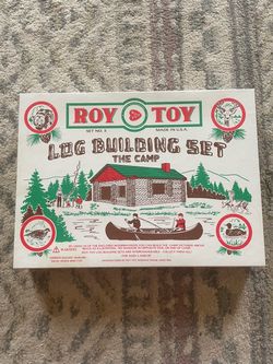 Roy Toy Log Building Set – The Camp Set No. 3