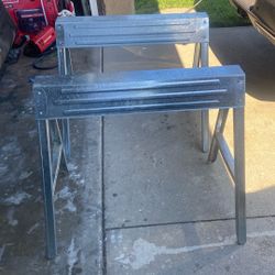 Pair Of Folding Saw Horses