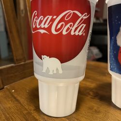 Coca-cola Plastic Collectors Cups From 2011. Brand New 