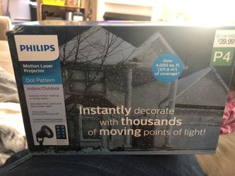 Motion laser projector $30 brand new in box never used