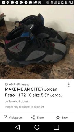 Used Jordon Bordeaux size 11