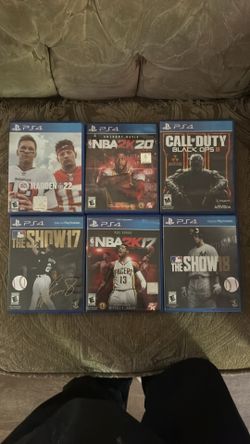 PS4 games 10 each or trade