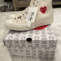 CDG Converse Size 10.5 $100