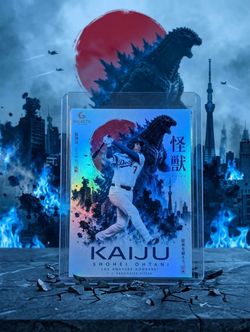 CUSTOM Shohei Ohtani Kaiju Galactic Enigme Holo Card