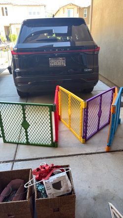 Colorful Plastic Play Yard Panel Set