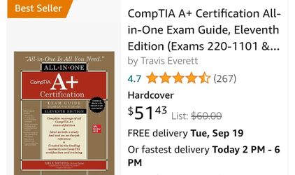 Hardcover A+ Certification Book