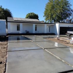 4” And 6” Thick Concrete Pour With Rebar