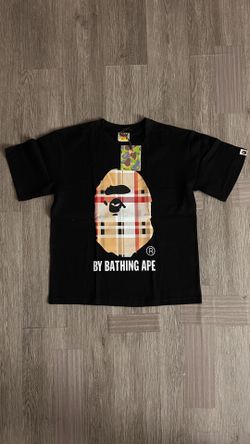 BAPE Black and White Burberry Tees
