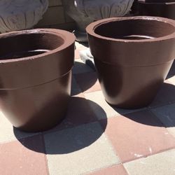New Flower Pots Made Out Of Cement Perfect Gift 