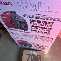 Honda Generator 2200 Watts New Nuevo $900 Firm On Price 