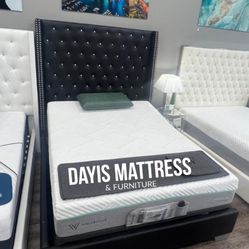 ⭐ Cama Queen Size ⭐ Bed Frame ⭐ Mattress Available 