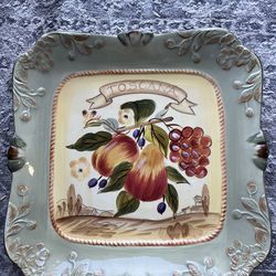 Ceramic Tuscany Platter