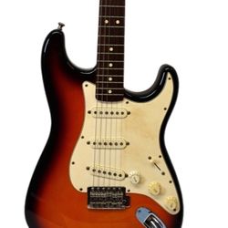 Fender Stratocaster Sunburst Electric Guitar with Hard Case music instrument