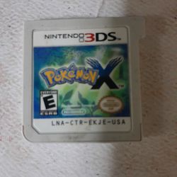 Pokemon X Nintendo 3DS Game No Case