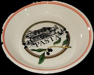 5 Piece Ceramic Pasta Bowl Set