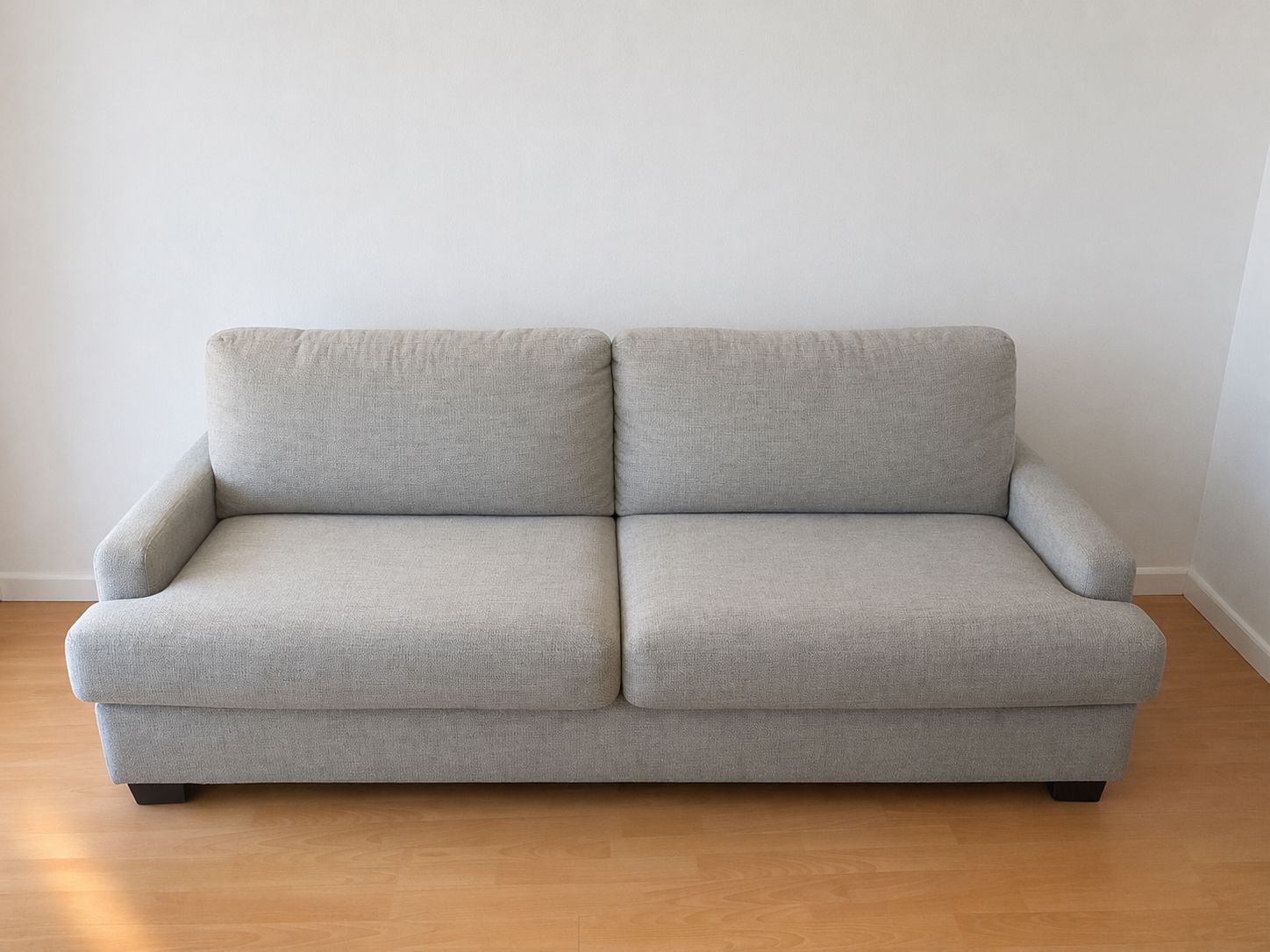 Modern Light Gray Sofa – Clean, Minimal, Great Condition