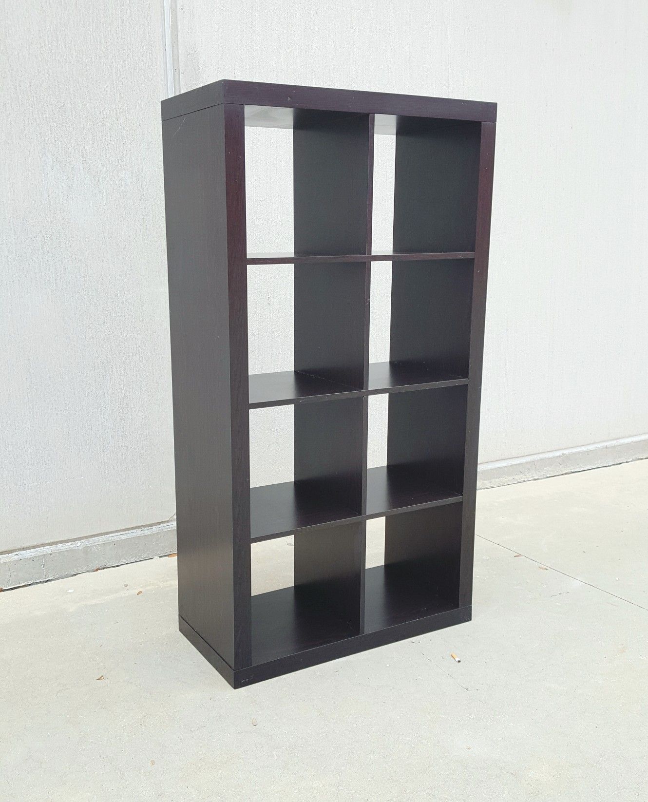 IKEA KALLAX 8 Cubicle Shelf Unit, Black-Brown
