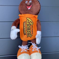 1994 Reese's Peanut Butter Cups 14" Plush Posable Character Doll The Petting Zoo