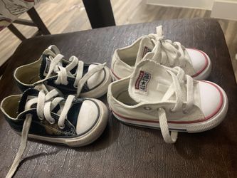 Black and White Converse