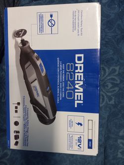 Dremel 8250 12V Lithium-Ion Cordless Brushless Rotary Tool Kit with 5 Accessories and a Carrying Case

