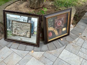 Decorative Framed Wall Art Set of 2