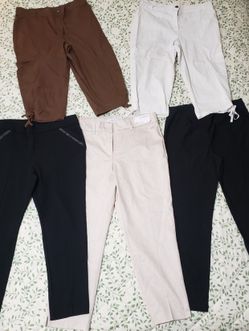 Women's Size 14 Pants! 3 Pairs Of Pants Including 1 NWT (Retails $54) Plus 2 Capri! Price For All!