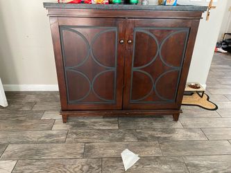 Wine cabinet.