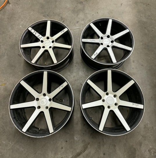 20" Staggered Nichie Rims 5 X 120