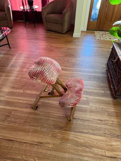 Ergonomic Kneeling Chair, wood