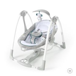 Portable Baby Swing With Nature Sounds/ White Noise