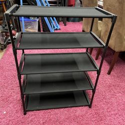 5-Tier Mesh Shelves Or Shoe Rack