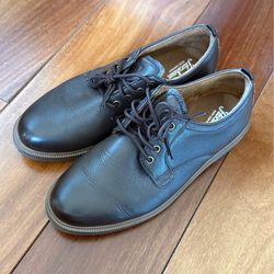 Florsheim Supacush Jr. Boys Plain Toe Oxfords in brown leather