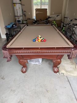 8 ft Slate Pool Table