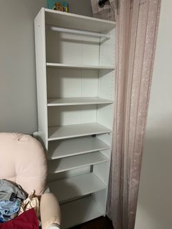 3 bookshelf/closets
