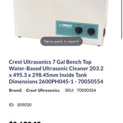 7 Gallon ///Ultrasonic Cleaner 