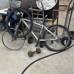 4300 Trek Mountain Bike And 30lb Dumbbell 
