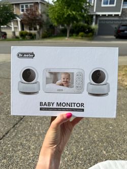 Dr.meter Baby Monitor with 2 Cameras – 5” 720P HD – Untested